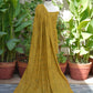 Ajrak Mustard Badam – Organic Dye Hand Block Printed Lawn Two-Piece (Shirt & Dupatta) | Ajrak Design Dress