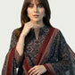 Ajrak Black Chunri Two-Piece – Organic Dye Hand Block Printed (Lawn Shirt & Dupatta)