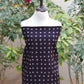 Ajrak Design Dress Cosmic Diamonds Black – Organic Dye Hand Block Printed Lawn Two-Piece (Shirt & Dupatta)