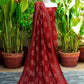 Ajrak Anbi Redish Maroon Organic Dye  Two-Piece – Luxury Hand Block Print Ajrak Design Dress