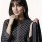Ajrak Black Floral – Unstitched Lawn Two-Piece (Shirt & Dupatta)