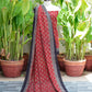 Ajrak Design Dress Floral Butti – Organic Dye Hand Block Printed Two-Piece ( Lawn)