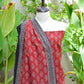 Ajrak Design Dress Floral Butti – Organic Dye Hand Block Printed Two-Piece ( Lawn)