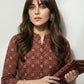Ajrak Design Dress Kashigar – Luxury Organic Dye Hand Block Printed Two-Piece