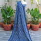 Ajrak Indigo Badam – Organic Dye Hand Block Printed Unstitched Two-Piece Lawn