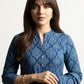 Ajrak Indigo Badam – Organic Dye Hand Block Printed Unstitched Two-Piece Lawn