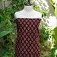 Ajrak Floral Maroon Two-Piece – Organic Dye Hand Block Printed Lawn (Shirt & Dupatta)