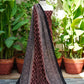 Ajrak Floral Maroon Two-Piece – Organic Dye Hand Block Printed Lawn (Shirt & Dupatta)