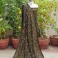 Organic Dye Hand Block Printed Ajrak Green Floral Butta with Maroon Filling – Unstitched Lawn Two-Piece (Shirt & Dupatta)