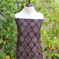 Organic Dye Hand Block Printed Ajrak Design Dress Two Tone Badam – Unstitched Lawn Two-Piece (Shirt & Dupatta)