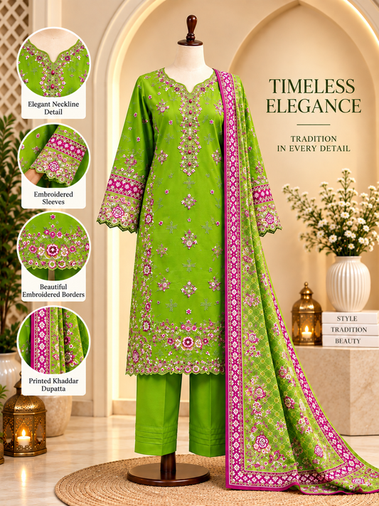 Grass Green Elegance
