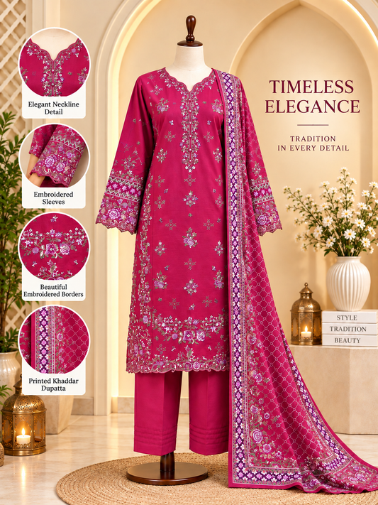Deep Magenta Elegance