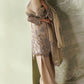 3 Piece Unstitched Embroidered Tusser Silk Suit