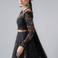 3 Piece Unstitched Embroidered Organza Suit