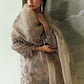3 Piece Unstitched Embroidered Tusser Silk Suit