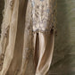 3 Piece Unstitched Embroidered Tusser Silk Suit