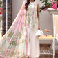 3 Piece Unstitched Embroidered Lawn Suit