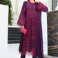 3 Piece Unstitched Embroidered Lawn Suit