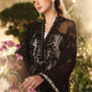 3 Piece Unstitched Embroidered Chiffon Suit