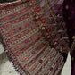 Unstitched Embroidered Chiffon Saree
