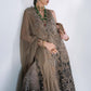 3 Piece Unstitched Embroidered Chiffon Suit