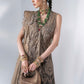 3 Piece Unstitched Embroidered Chiffon Suit