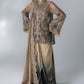 3 Piece Unstitched Embroidered Chiffon Suit