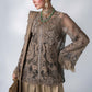 3 Piece Unstitched Embroidered Chiffon Suit