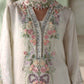 3 Piece Unstitched Embroidered Tusser Silk Suit