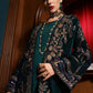 3 Piece Unstitched Embroidered Velvet Suit