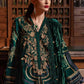 3 Piece Unstitched Embroidered Velvet Suit