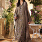 3 Piece Unstitched Embroidered Chiffon Suit