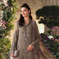 3 Piece Unstitched Embroidered Chiffon Suit