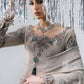 Unstitched Embroidered Chiffon Saree