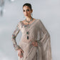 Unstitched Embroidered Chiffon Saree