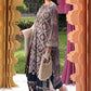 3 Piece Unstitched Embroidered Lawn Suit