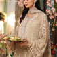3 Piece Unstitched Embroidered Chiffon Suit