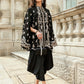3 Piece Unstitched Embroidered Raw Silk Suit