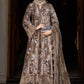 3 Piece Unstitched Embroidered Velvet Suit