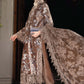 3 Piece Unstitched Embroidered Velvet Suit