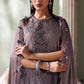 3 Piece Unstitched Embroidered Bell Raw Silk Suit
