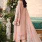 3 Piece Unstitched Embroidered Chiffon Suit