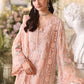 3 Piece Unstitched Embroidered Chiffon Suit
