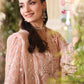 3 Piece Unstitched Embroidered Chiffon Suit