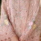 3 Piece Unstitched Embroidered Chiffon Suit
