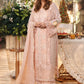 3 Piece Unstitched Embroidered Chiffon Suit