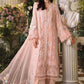 3 Piece Unstitched Embroidered Chiffon Suit
