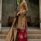 3 Piece Unstitched Embroidered Raw Silk Suit
