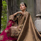 3 Piece Unstitched Embroidered Raw Silk Suit