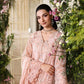3 Piece Unstitched Embroidered Chiffon Suit